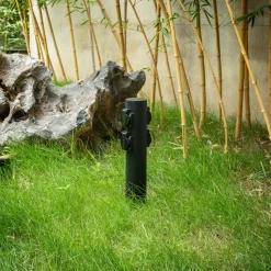 Prios Helvin energiprofil, 4 stikkontakter, svart