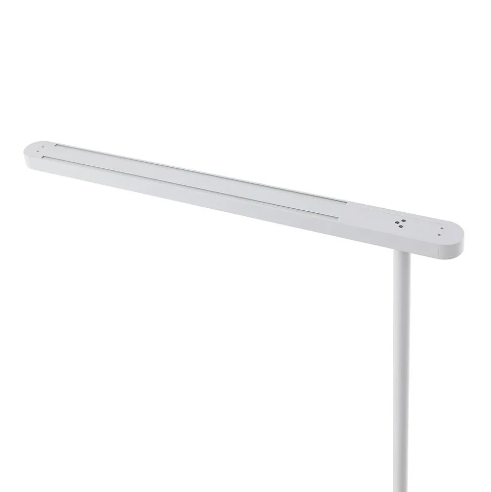 Prios Jalima LED-gulvlampe til kontor, hvit