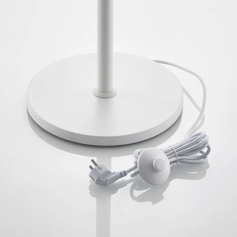 Prios Jalima LED-gulvlampe til kontor, hvit