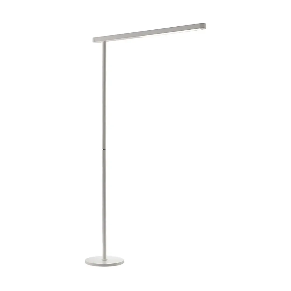 Prios Jalima LED-gulvlampe til kontor, hvit