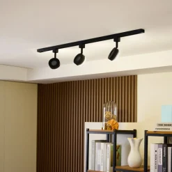 Prios Jardani skinnesystem med 1 krets 3 lyskilder svart