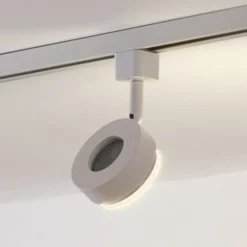 Prios Jardani Spot for 1-fase skinne hvit