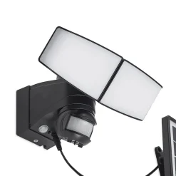Prios Kalvito LED-solcelleveggspot sensor, 2 lysk.