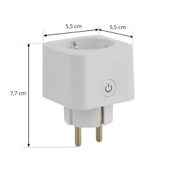 Prios Kianna smart stikkontakt, med strømmåling