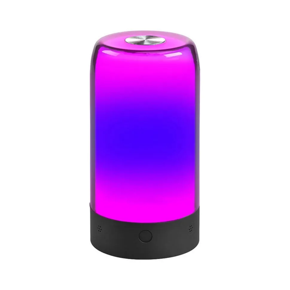 Prios LED-bordlampe Valtari, hvit, høyde 19 cm, RGB