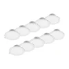Prios LED-innbyggingslampe Rida, 10stk, hvit, 23cm, 25W, CCT, IP44