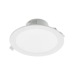 Prios LED-innbyggingslampe Rida, 10stk, hvit, 23cm, 25W, CCT, IP44
