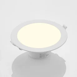 Prios LED-innbyggingslampe Rida, 10stk, hvit, 23cm, 25W, CCT, IP44