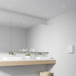 Prios LED-innbyggingslampe Cadance, hvit, 17 cm, CCT, IP44