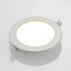 Prios LED-innbyggingslampe Cadance, hvit, 17 cm, CCT, IP44