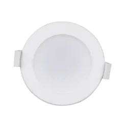 Prios LED-innbyggingslampe Rida, sett med 3 stk, hvit, 15 cm, CCT, IP44