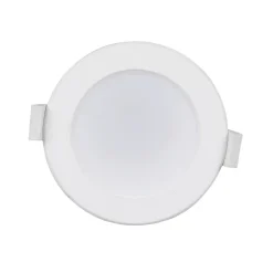 Prios LED-innbyggingslampe Rida, sett med 3 stk, hvit, 10 cm, CCT, IP44