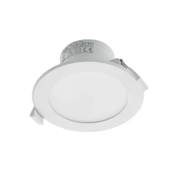Prios LED-innbyggingslampe Rida, sett med 3 stk, hvit, 12 cm, CCT, IP44