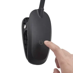 Prios LED-klemmelampe Najari, svart, oppladbart batteri, USB, 51 cm