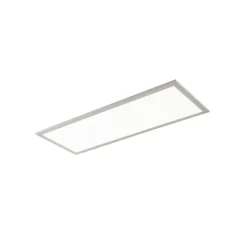 Prios LED-panel Gelora, 80 cm, 4 000 K, sølvfarget, aluminium