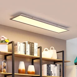 Prios LED-panel Gelora, CCT, 120 cm x 30 cm, fjernkontroll