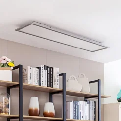 Prios LED-panel Gelora, CCT, 120 cm x 30 cm, fjernkontroll