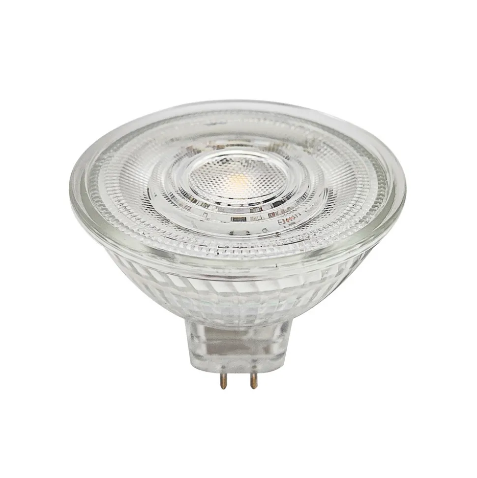 Prios LED-reflektor GU5.3 4.3W 345lm 36° klar 830 sett med 10 stk