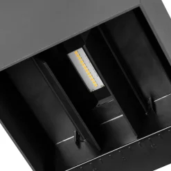 Prios LED-solcellelampe Lius, høyde 15 cm, bevegelsessensor