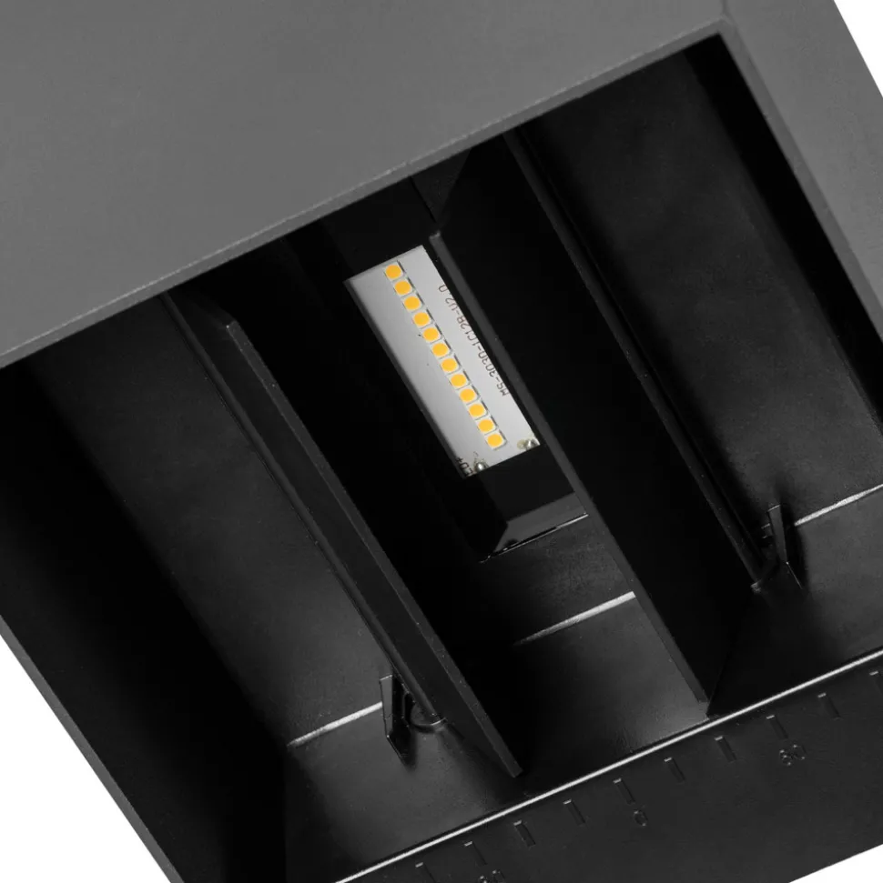 Prios LED-solcellelampe Lius, høyde 15 cm, bevegelsessensor