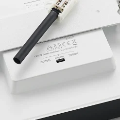 Prios LED-taklampe Alette, svart, 24 W, CCT, dimbar