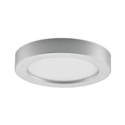Prios LED-taklampe Edwina, sølv, 23 cm, sett med 2 stk