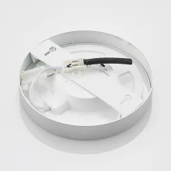 Prios LED-taklampe Edwina, sølv, 23 cm, sett med 2 stk