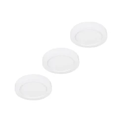 Prios LED-taklampe Edwina, hvit, 23 cm, sett med 3 stk