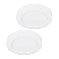 Prios LED-taklampe Edwina, hvit, 23 cm, sett med 2 stk