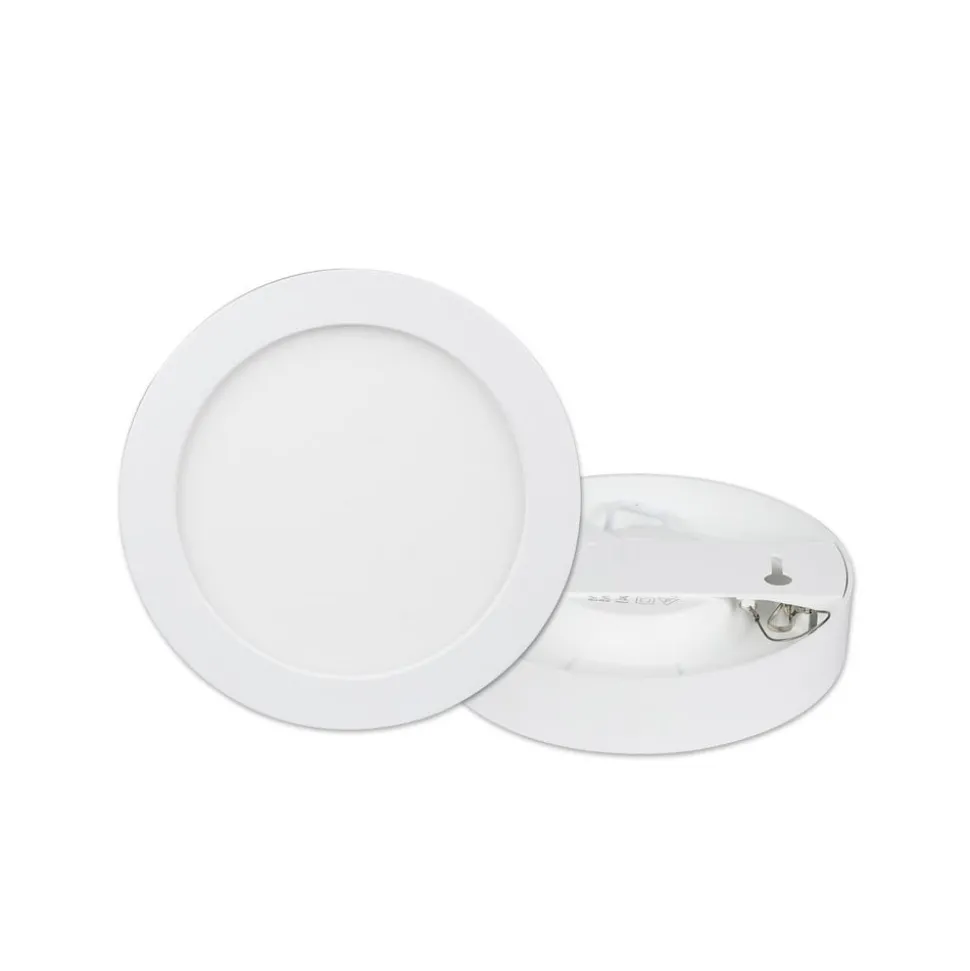 Prios LED-taklampe Edwina, hvit, 23 cm, sett med 2 stk