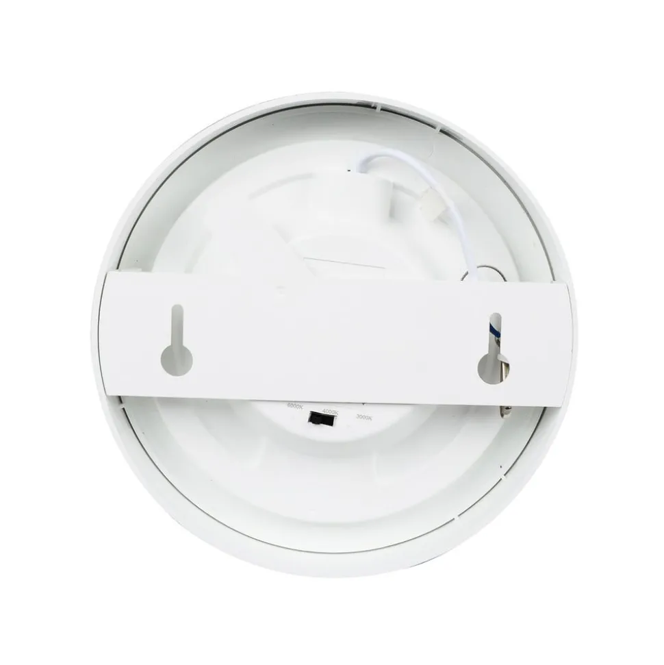 Prios LED-taklampe Edwina, hvit, 23 cm, sett med 2 stk