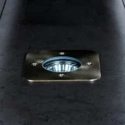 Prios Riya nedfelt lampe, kantet, stål