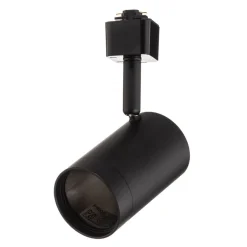 Prios skinnespotlight Jorell, svart, 1 lyskilde, GU10, metall