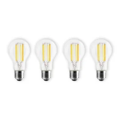 Prios Smart LED Filament E27 7W dimbar CCT Tuya sett med 4 stk