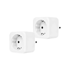 Prios smart stikkontakt Kianna, Tuya, strømmåling, 2 stk