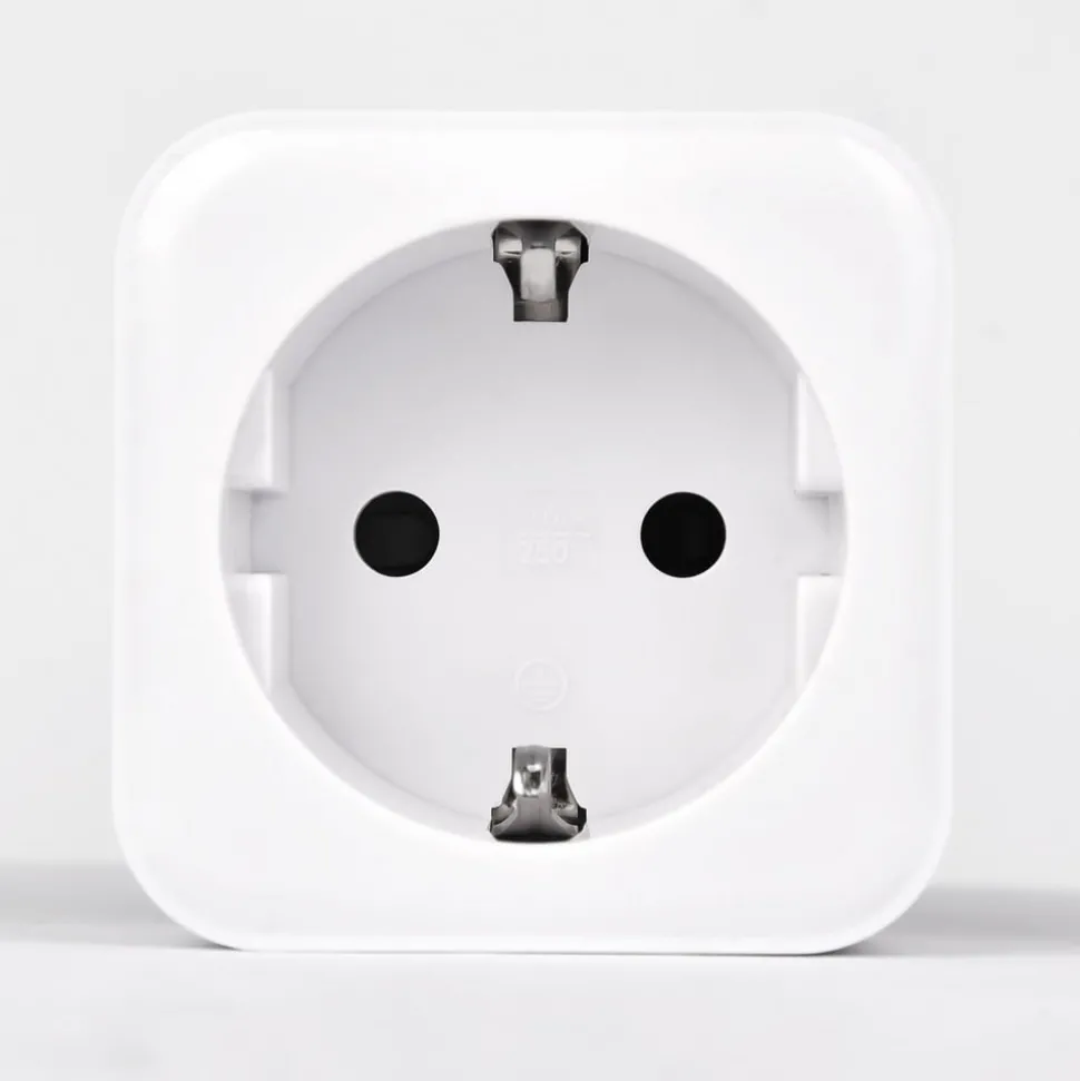 Prios smart stikkontakt Kianna, Tuya, strømmåling, 2 stk