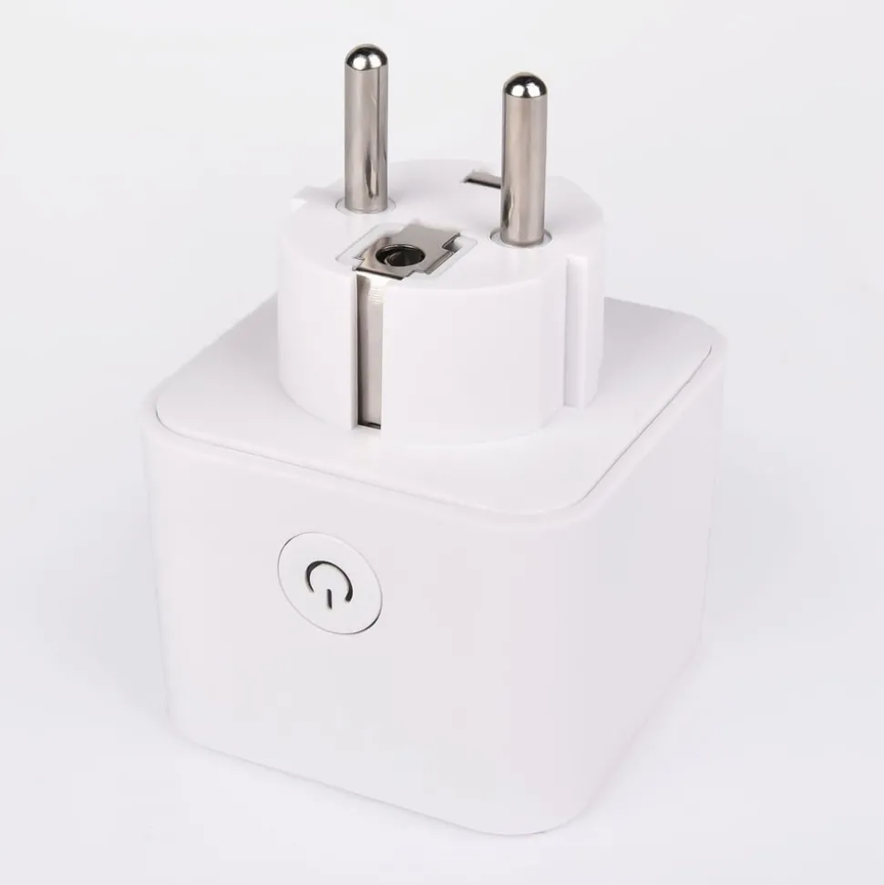 Prios smart stikkontakt Kianna, Tuya, strømmåling, 2 stk