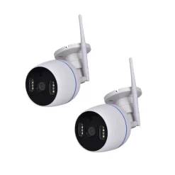 Prios Smart WLAN utendørskamera Evaria, Tuya, nattsyn, 2 enheter
