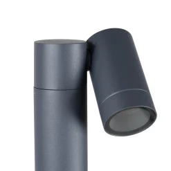 Prios spot med jordspyd Tulimar, høyde 40 cm, antrasitt, aluminium