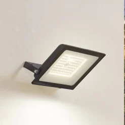 Prios utendørs LED-spot Maikel, 100W, 8000lm, metall