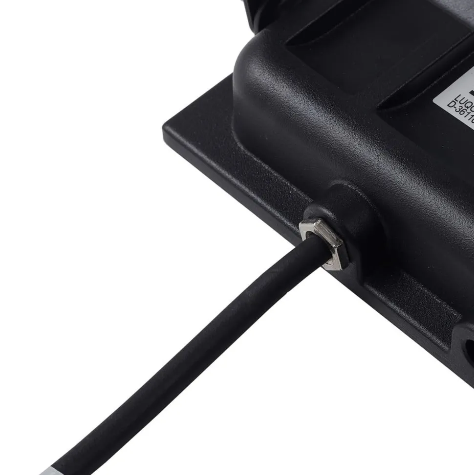 Prios utendørs LED-spot Maikel, 100W, 8000lm, metall