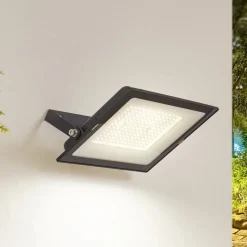 Prios utendørs LED-spot Maikel, 150W, 12000lm, metall