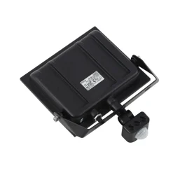 Prios utendørs LED-spot Maikel, 50W, 4000lm, metall, sensor