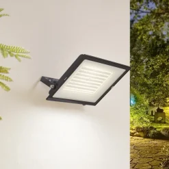 Prios utendørs LED-spot Maikel, 200W, 16000lm, metall