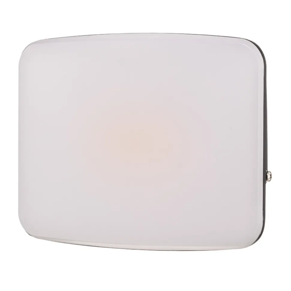 Prios utendørs LED-vegglampe Kaison, antrasitt, 16 cm