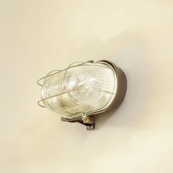 Prios utendørs vegglampe Kirgo, grå, plast, IP44