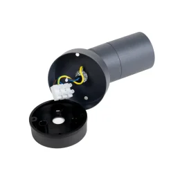 Prios utendørs veggspotlight Tulimar, høyde 15 cm, bevegelig, aluminium