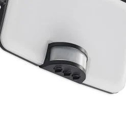 Prios Yahir LED-solcelleveggspot sensor svart