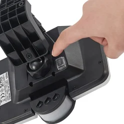 Prios Yahir LED-solcelleveggspot sensor svart