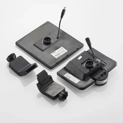 Prios Yahir LED-solcelleveggspot sensor svart